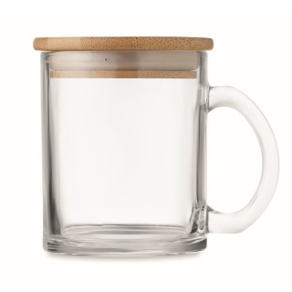 Taza promocional de vidrio reciclado 300 ml